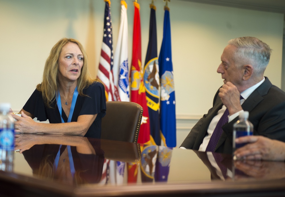 SD meeting with the family of Medal of Honor recipient, Air Force Tech. Sgt. John A. Chapman