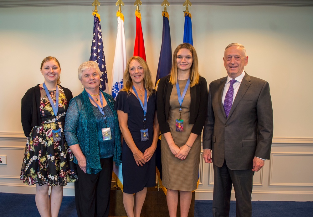 SD meeting with the family of Medal of Honor recipient, Air Force Tech. Sgt. John A. Chapman