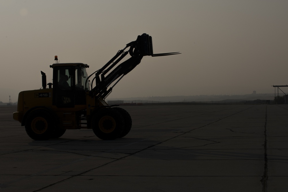 124th Civil Engineer Squadron conducts heavy equipment training