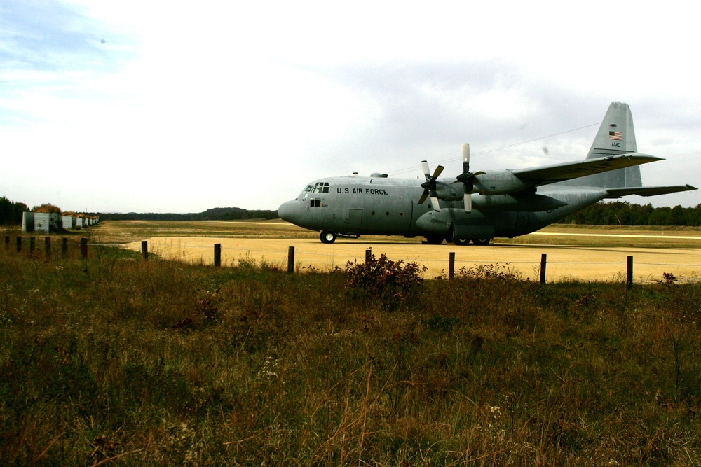 Training C-130 at Fort McCoy