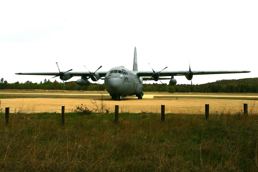 Training C-130 at Fort McCoy