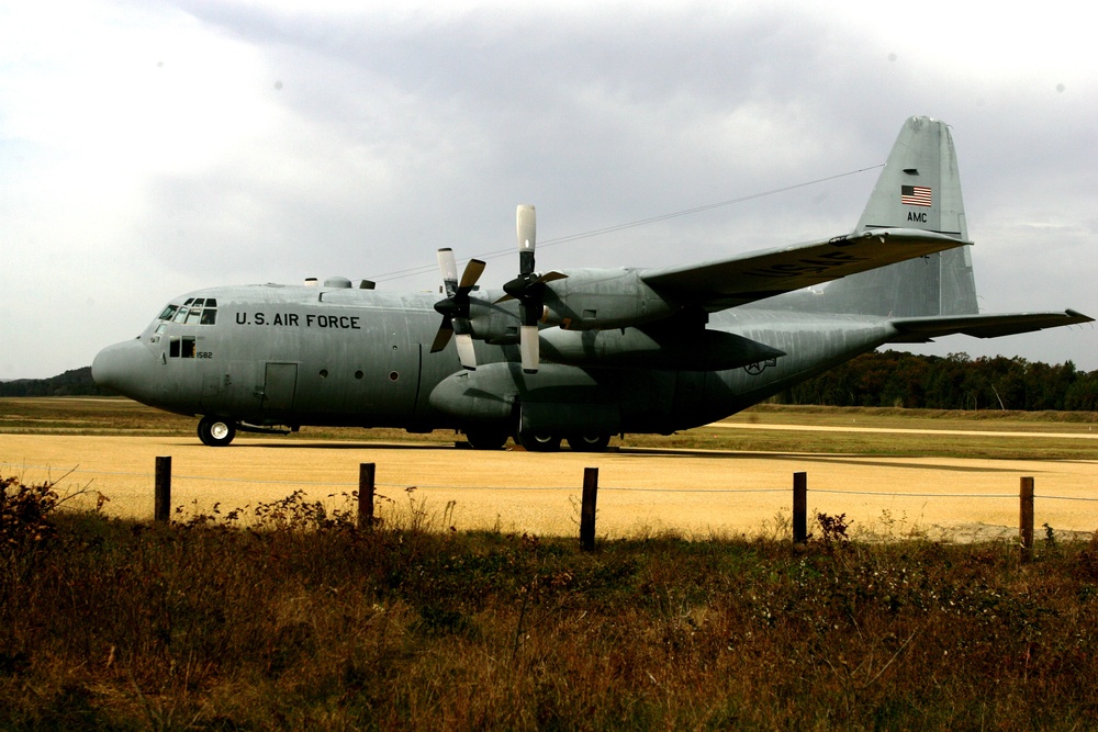 Training C-130 at Fort McCoy
