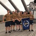 CORIVRON Two CPO Selectees aboard the USS Wisconsin (BB-64)