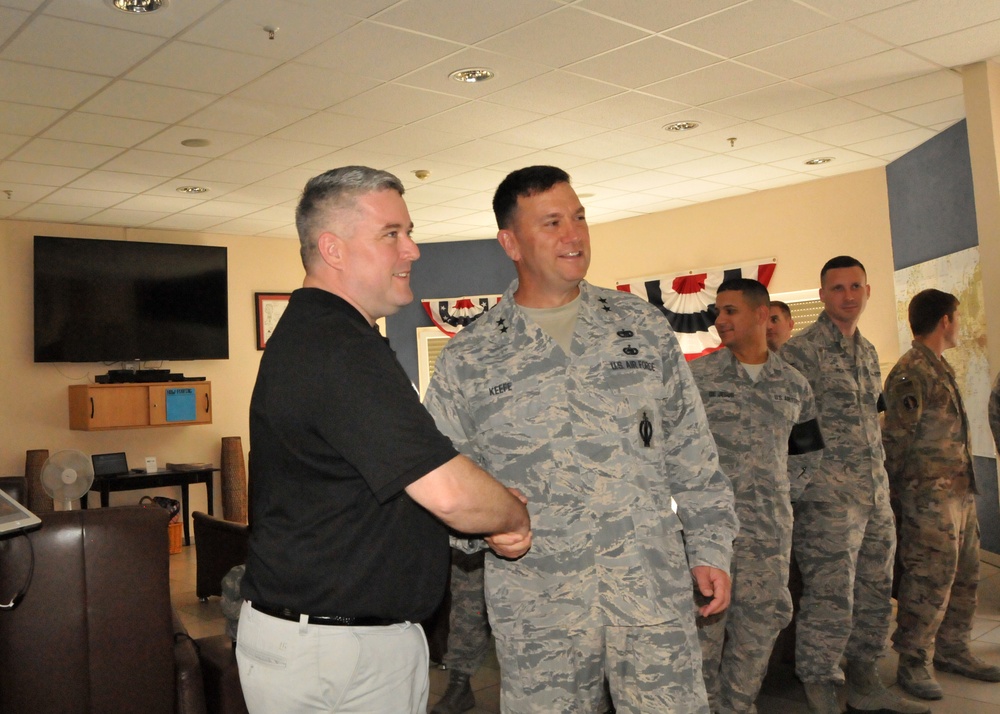 Massachusetts National Guard Adjutant General Visits Landstuhl Hospical