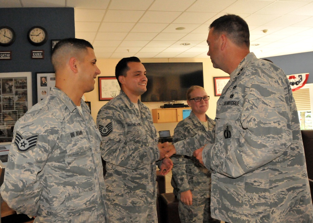 Massachusetts National Guard Adjutant General Visits Landstuhl Hospital