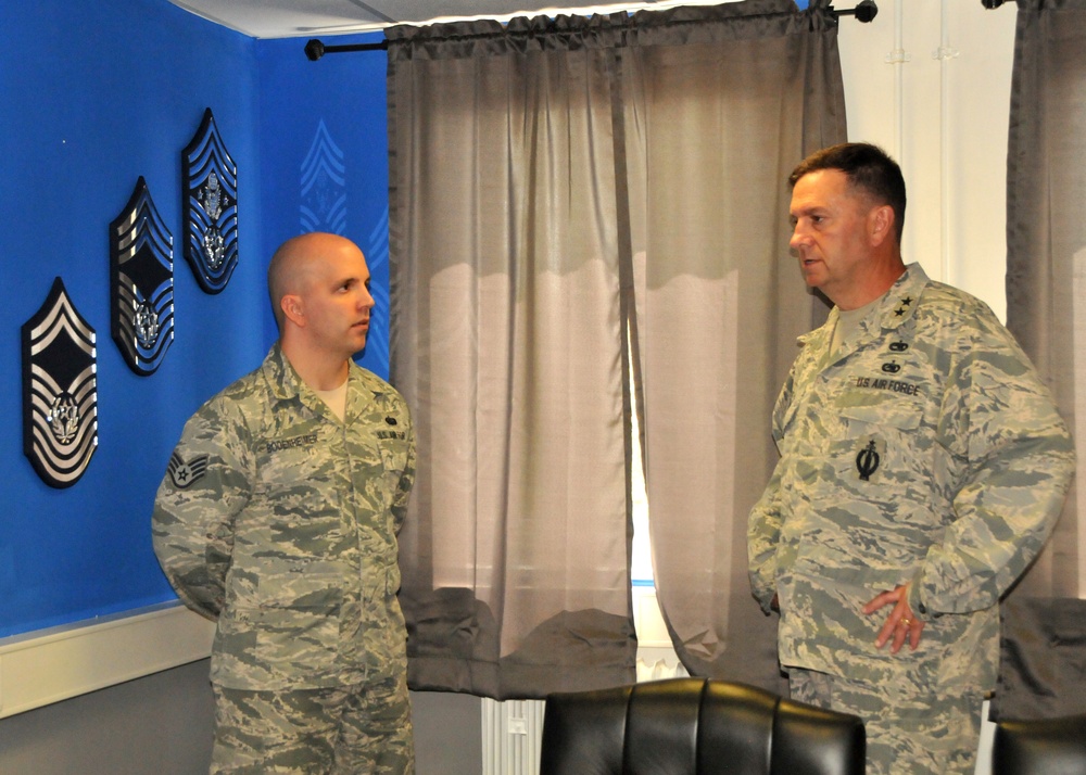 Massachusetts National Guard Adjutant General Visits 104th Fighter Wing Airmen at Spangdahlem Air Base