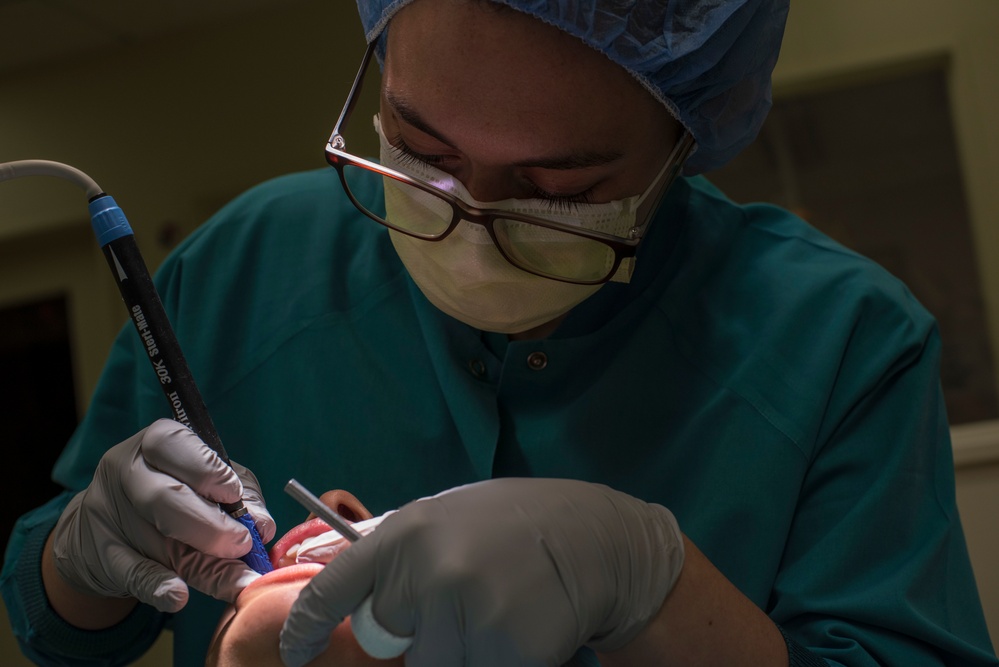 Routine dental clean