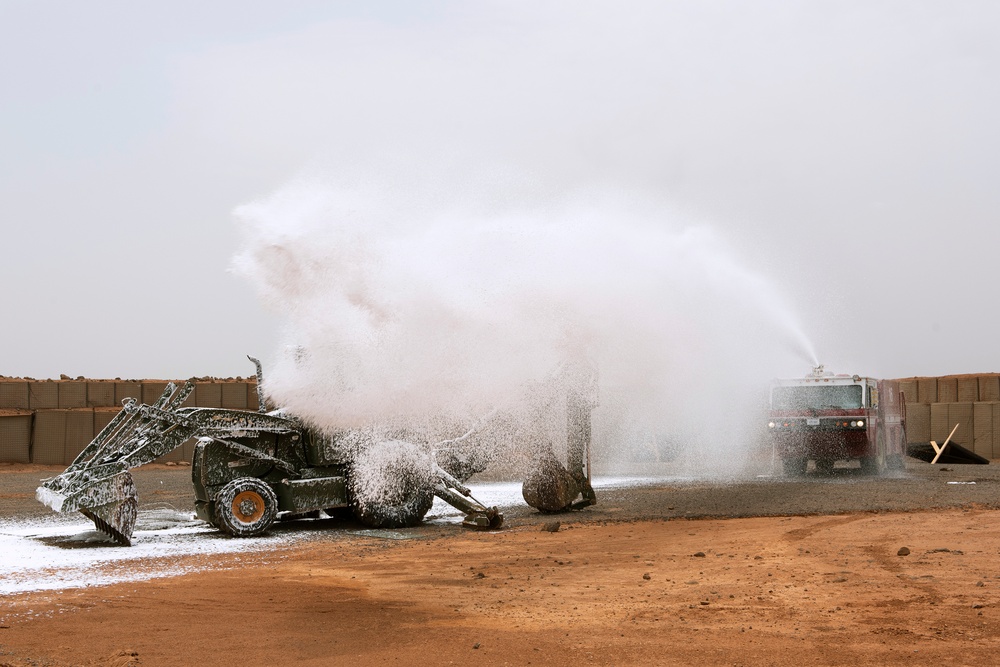 Fire Fighters Train in Africa