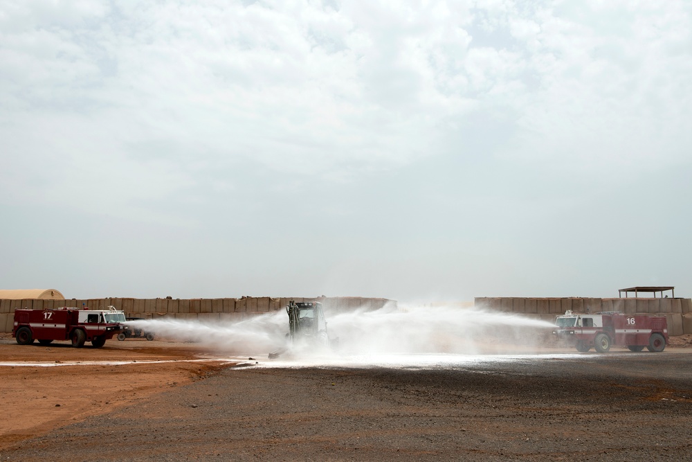 Fire Fighters Train in Africa