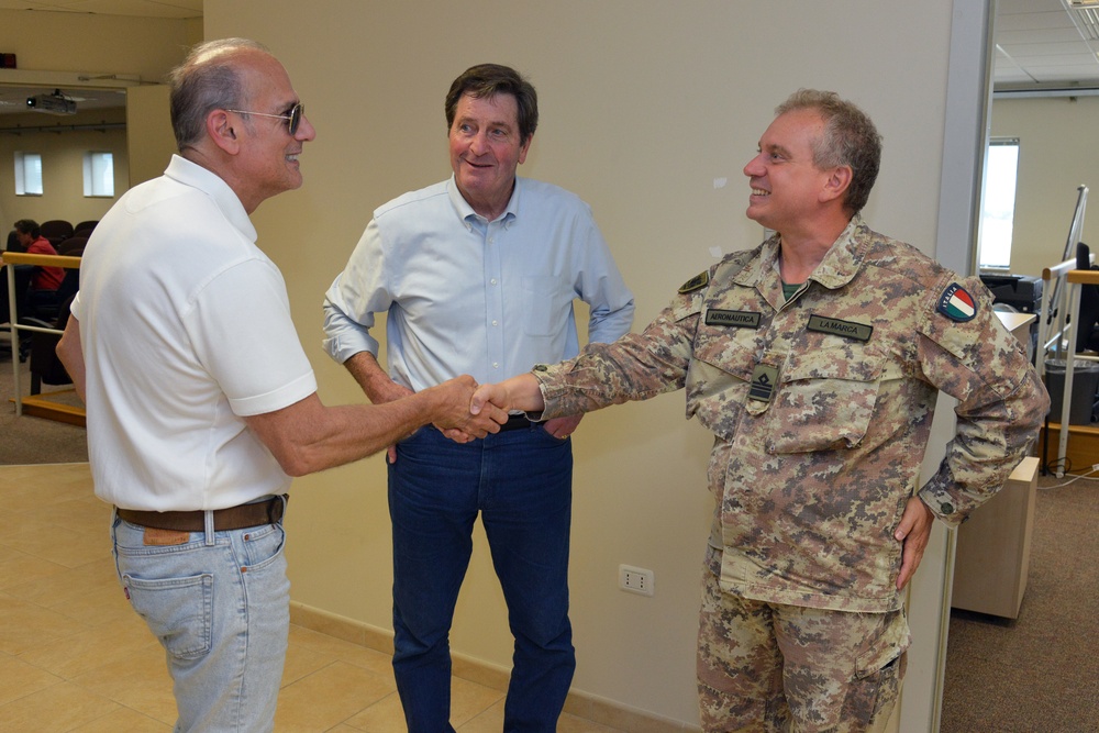 Congressional Delegation Visits 173rd Airborne Brigade at Aviano Air Base