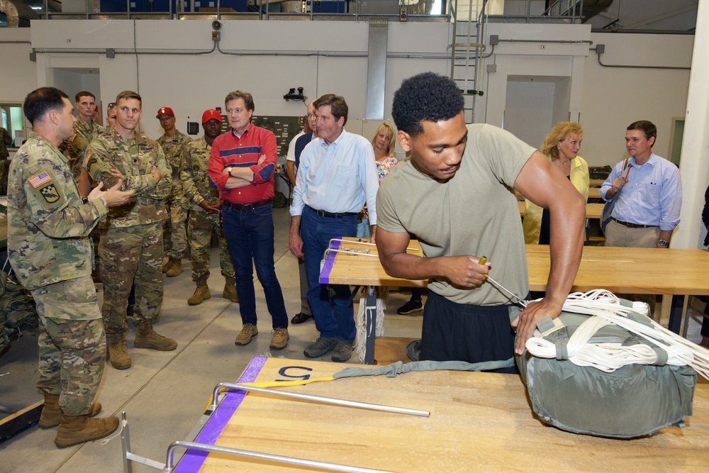 Congressional Delegation Visits 173rd Airborne Brigade at Aviano Air Base