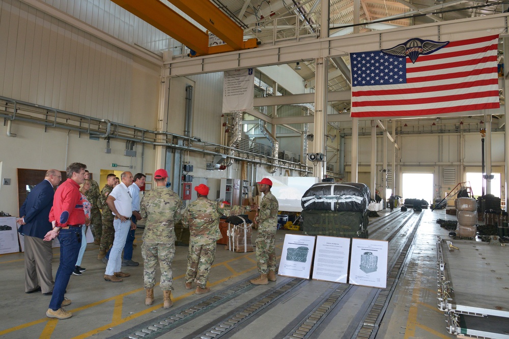 Congressional Delegation Visits 173rd Airborne Brigade at Aviano Air Base