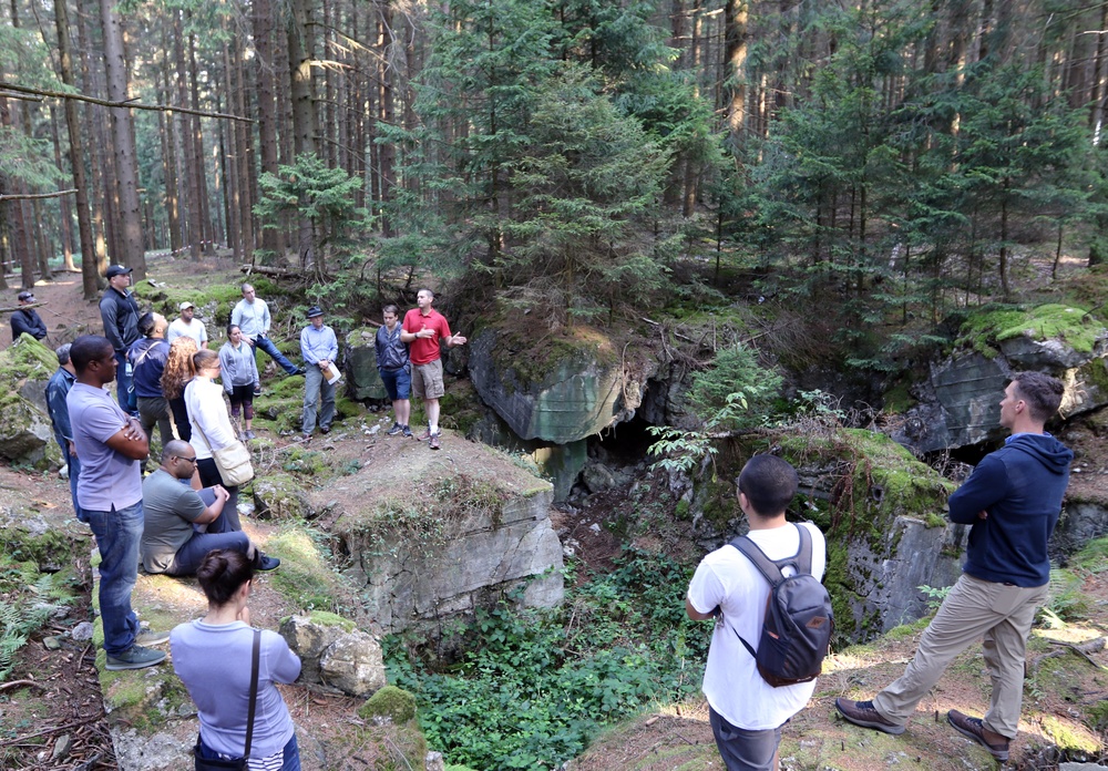 7th MSC junior officers develop military decision making skills during staff ride to Aachen, Huertgen Forest