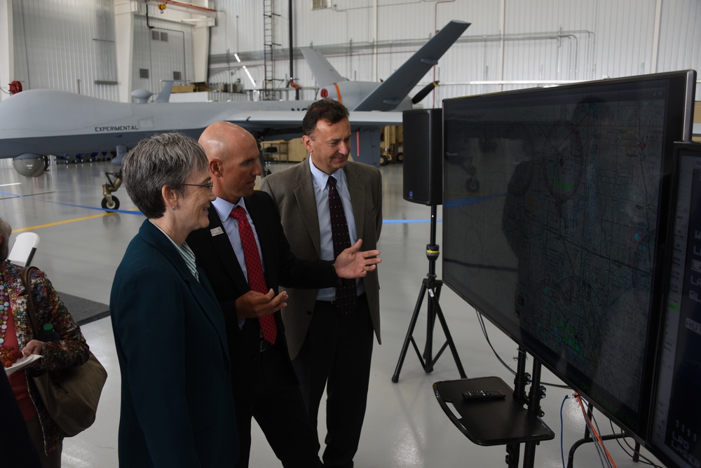 Secretary of the Air Force pays Grand Forks AFB a visit