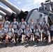 CPO Selectees from Afloat Training Group-Norfolk aboard the USS Wisconsin (BB-64)