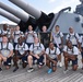 CPO Selectees from Afloat Training Group-Norfolk aboard the USS Wisconsin (BB-64)