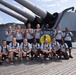 CPO Selectees from the USS George Washington (CVN-73) aboard the USS Wisconsin (BB-64)