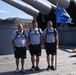 CPO Selectees from the USNS Herschel Woody Williams (T-ESB-4) aboard the USS Wisconsin (BB-64)