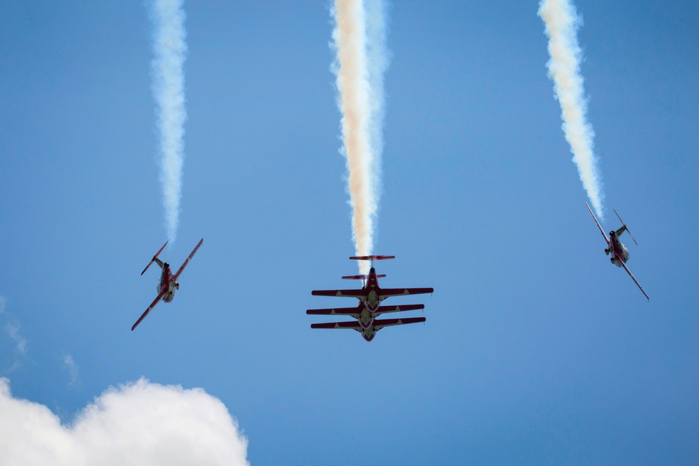 Snowbirds over Atlantic City