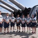 CPO Selectees from the Information Warfare Training Group-Norfolk aboard the USS Wisconsin (BB-64)