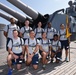 NAVMED Portsmouth CPO Selectees aboard the USS Wisconsin (BB-64)