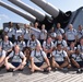 CPO Selectees from the USS Dwight D. Eisenhower (CVN-69) aboard the USS Wisconsin (BB-64)