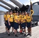 CPO Selectees from the USS Gravely (DDG-107) aboard the USS Wisconsin (BB-64)