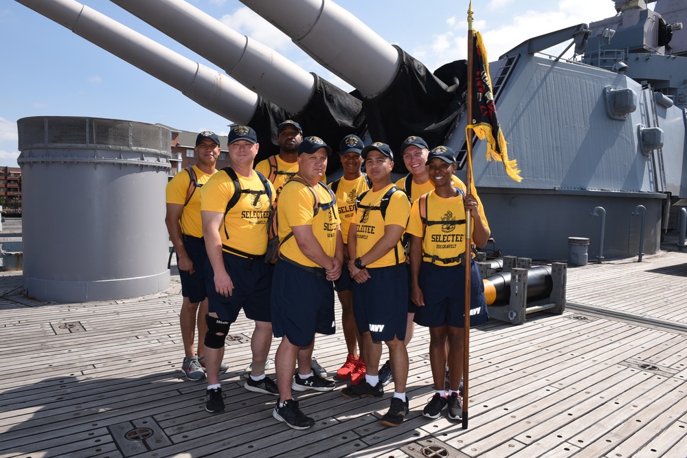 CPO Selectees from the USS Gravely (DDG-107)