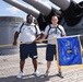 CPO Selectees from the USS San Antonio (LPD-17) aboard the USS Wisconsin (BB-64)