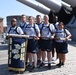 CPO Selectees from the USS Whidbey Island (LSD-41) aboard the USS Wisconsin (BB-64)