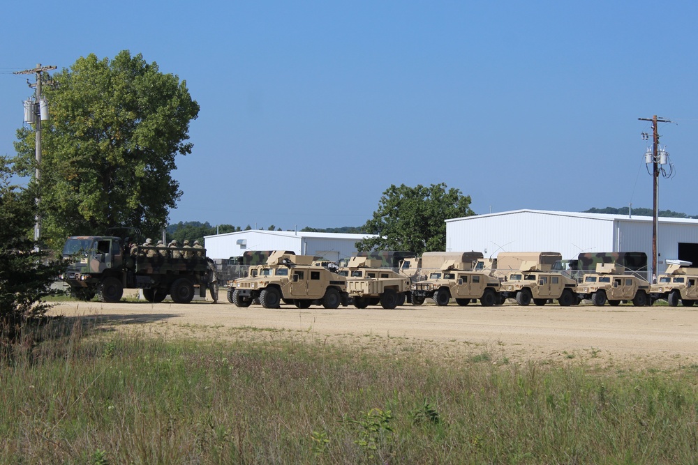 Closing operations for CSTX 86-18-02 at Fort McCoy