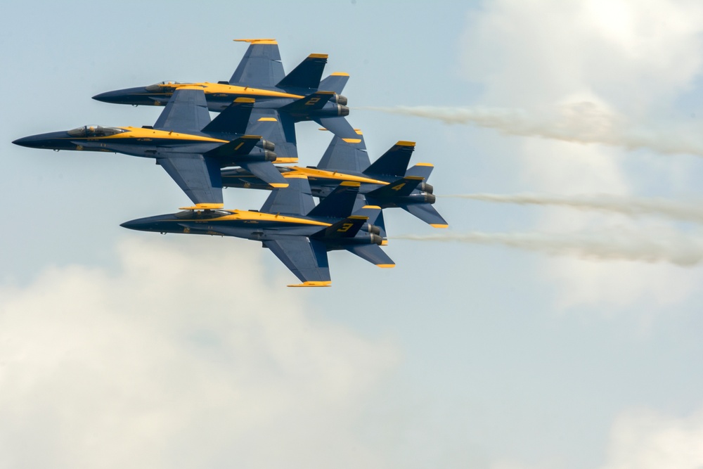 Blues Fly Over Terre Haute