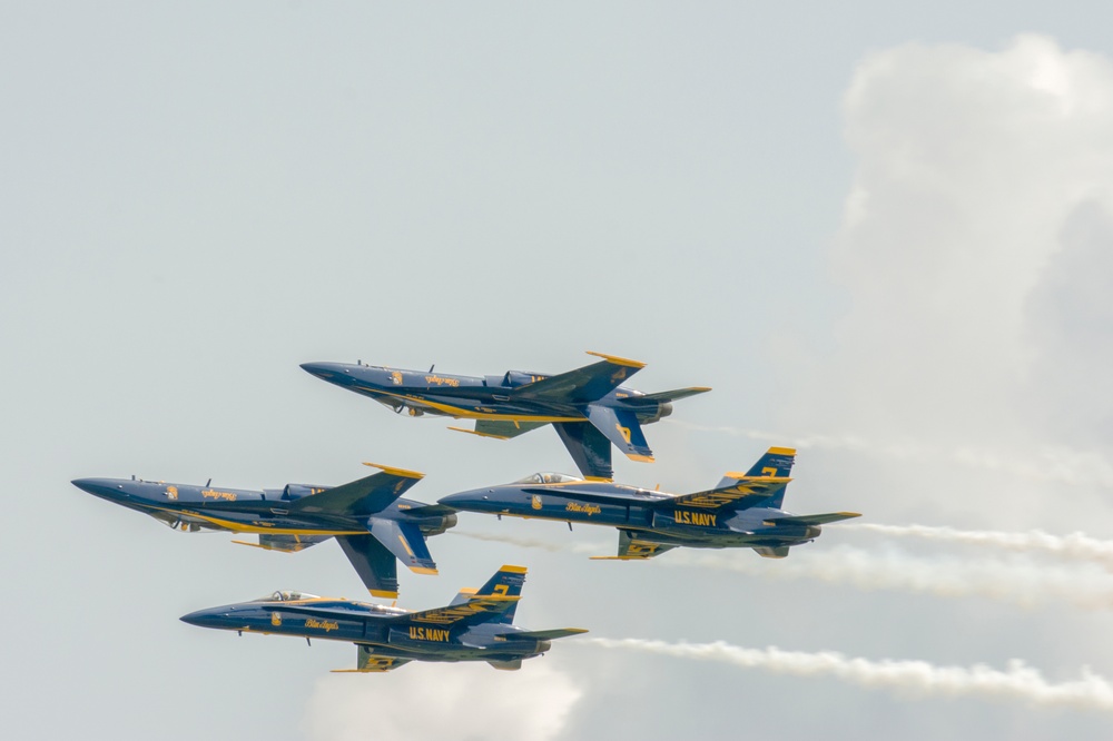 Blue Angels Fly Over Terre Haute