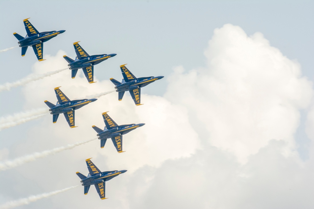 Blue Angels Fly Over Terre Haute