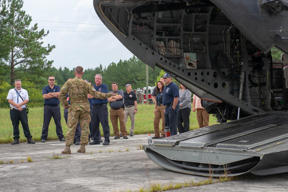 Arnold AFB Emergency Management Services conduct MH-47 familiarization training