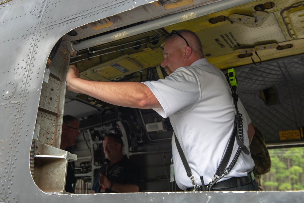 Arnold AFB Emergency Management Services conduct MH-47 familiarization training