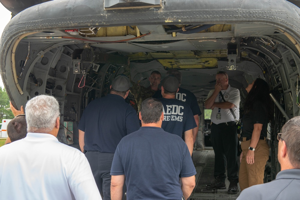 Arnold AFB Emergency Management Services conduct MH-47 familiarization training