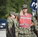 Recruits march after graduation practice