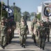 Recruits march after graduation practice