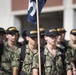 Recruits march after graduation practice