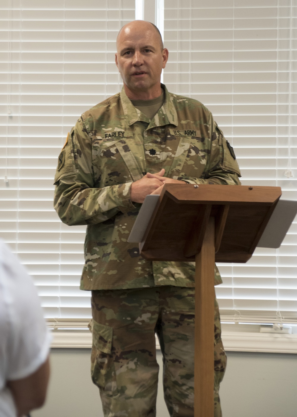 Farley assumes command of the South Carolina National Guard's McCrady Training Center