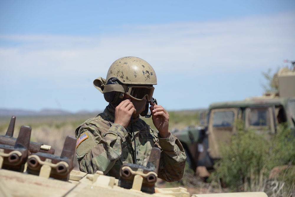 Charlie Battery, 1-113th Field Artillery Regiment Live Fire during Operation Hickory Sting