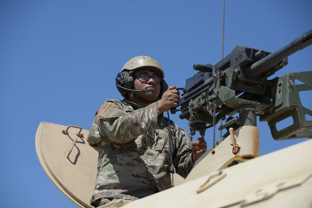 Charlie Battery, 1-113th Field Artillery Regiment Live Fire during Operation Hickory Sting