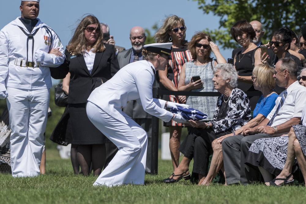 Full Honors Funeral for U.S. Navy Lt. Commander William Liebenow in Section 62