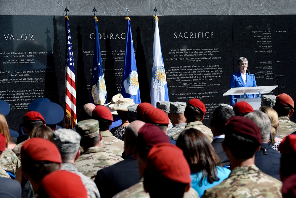 Tech. Sgt. John Chapman Air Force Memorial Unveiling Ceremony