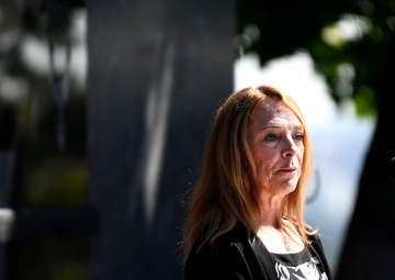 MOH family and guests attend Tech. Sgt. John Chapman's name unvieling at the Air Force Memorial