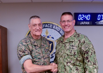 Director Expeditionary Warfare Visits Naval Surface and Mine Warfighting Development Center
