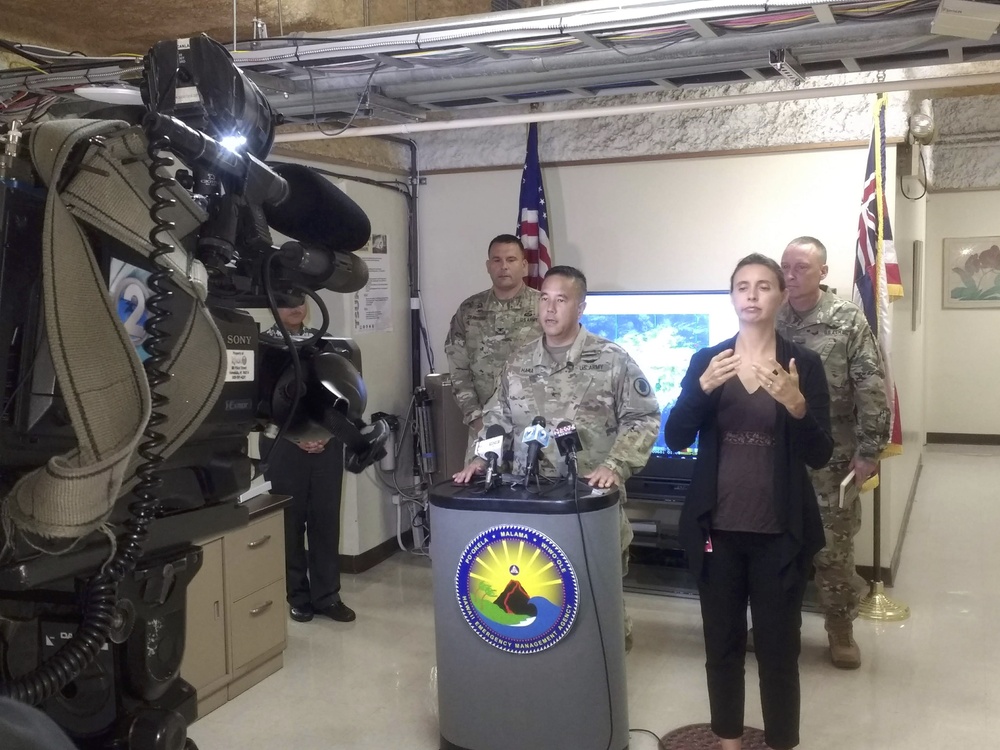 Dual Status Commander Designated for Hurricane Lane