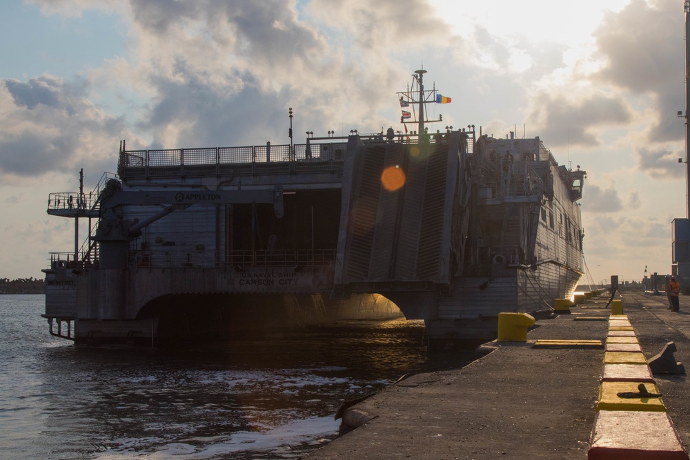 It's not magic, it's logistics: Army, Navy test expeditionary fast transport in Black Sea