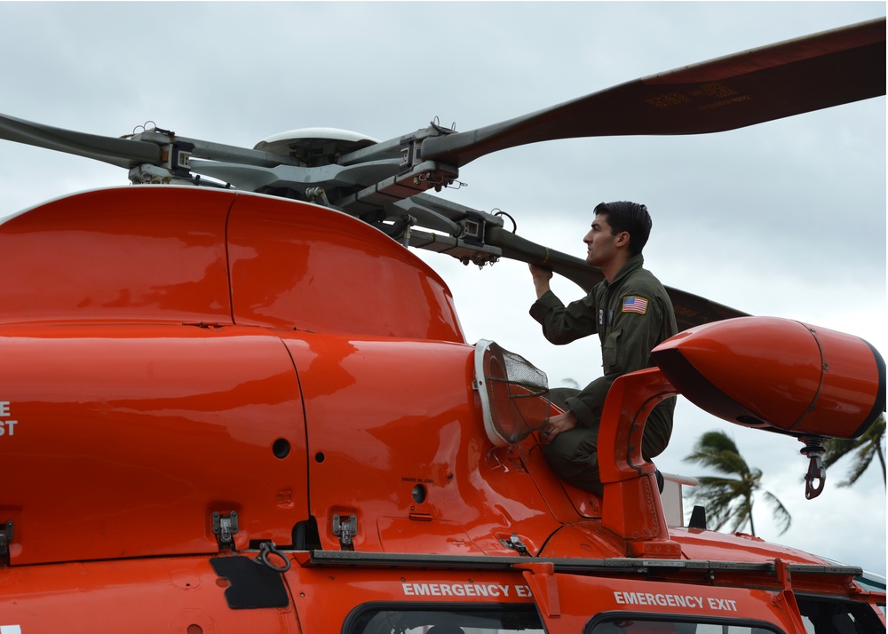 Coast Guard responds to Hurricane Lane